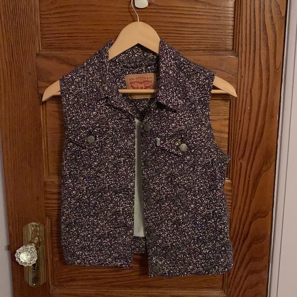 Levi spatter denim vest - Picture 1 of 7